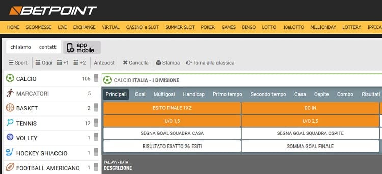 Codice Promo Betpoint 2021 Bonus Benvenuto Per I Nuovi Iscritti