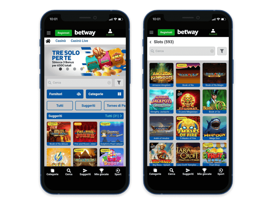 betway casino mobile