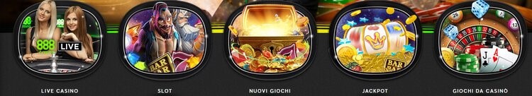 i giochi di 888casino