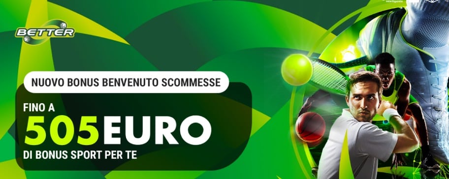 bonus benvenuto better sport