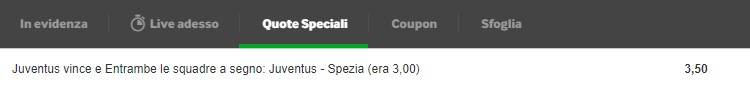 quote maggiorate betway