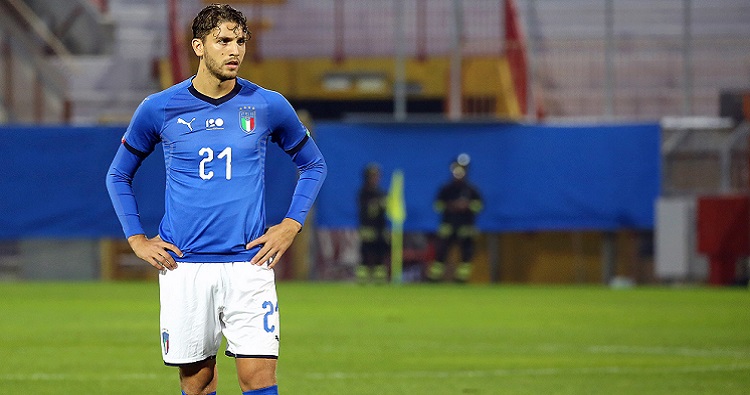 Il centrocampista dell'Italia, Manuel Locatelli