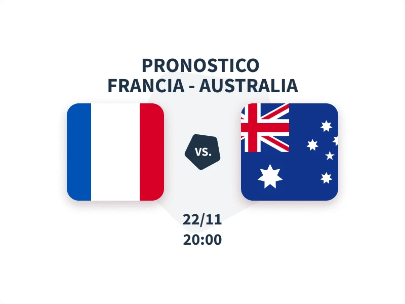 Pronostico Francia – Australia del 22 novembre 2022