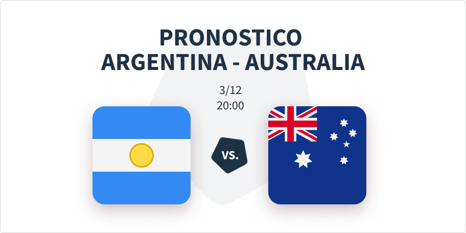 pronostico argentina australia