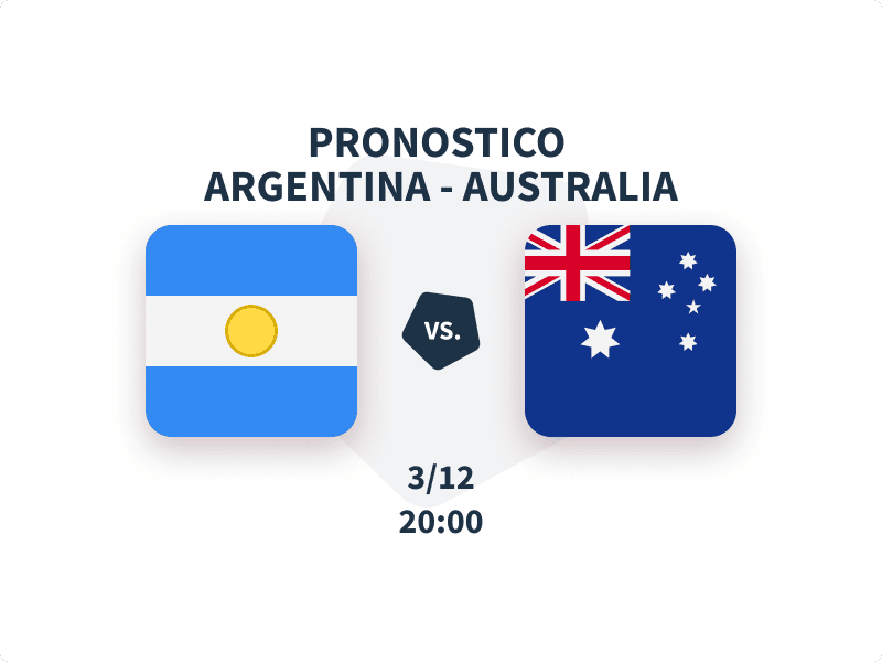 Pronostico Argentina – Australia del 3 dicembre 2022