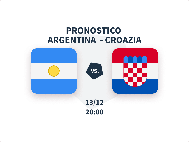 Pronostico Argentina – Croazia del 13 dicembre 2022