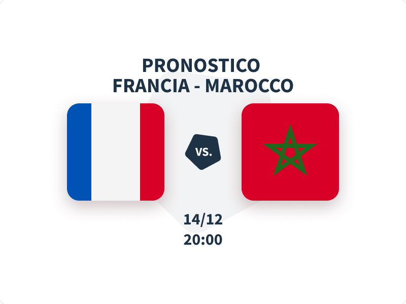 Pronostico Francia – Marocco del 14 dicembre 2022