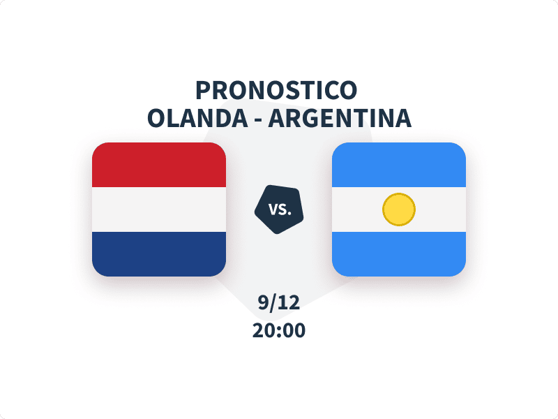 Pronostico Olanda – Argentina del 9 dicembre 2022