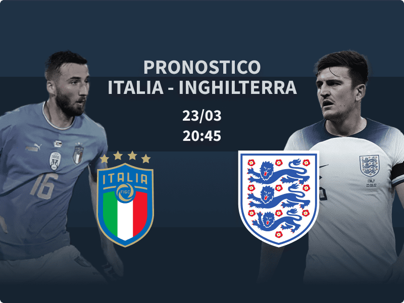 Pronostico Italia – Inghilterra del 23 marzo 2023