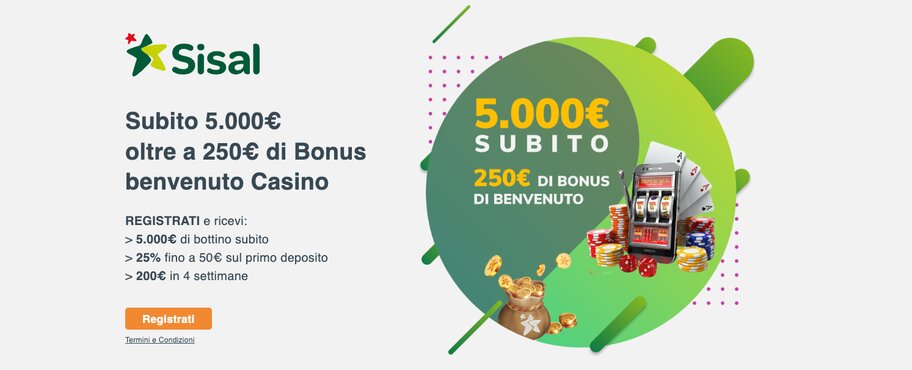 bonus sisal casino
