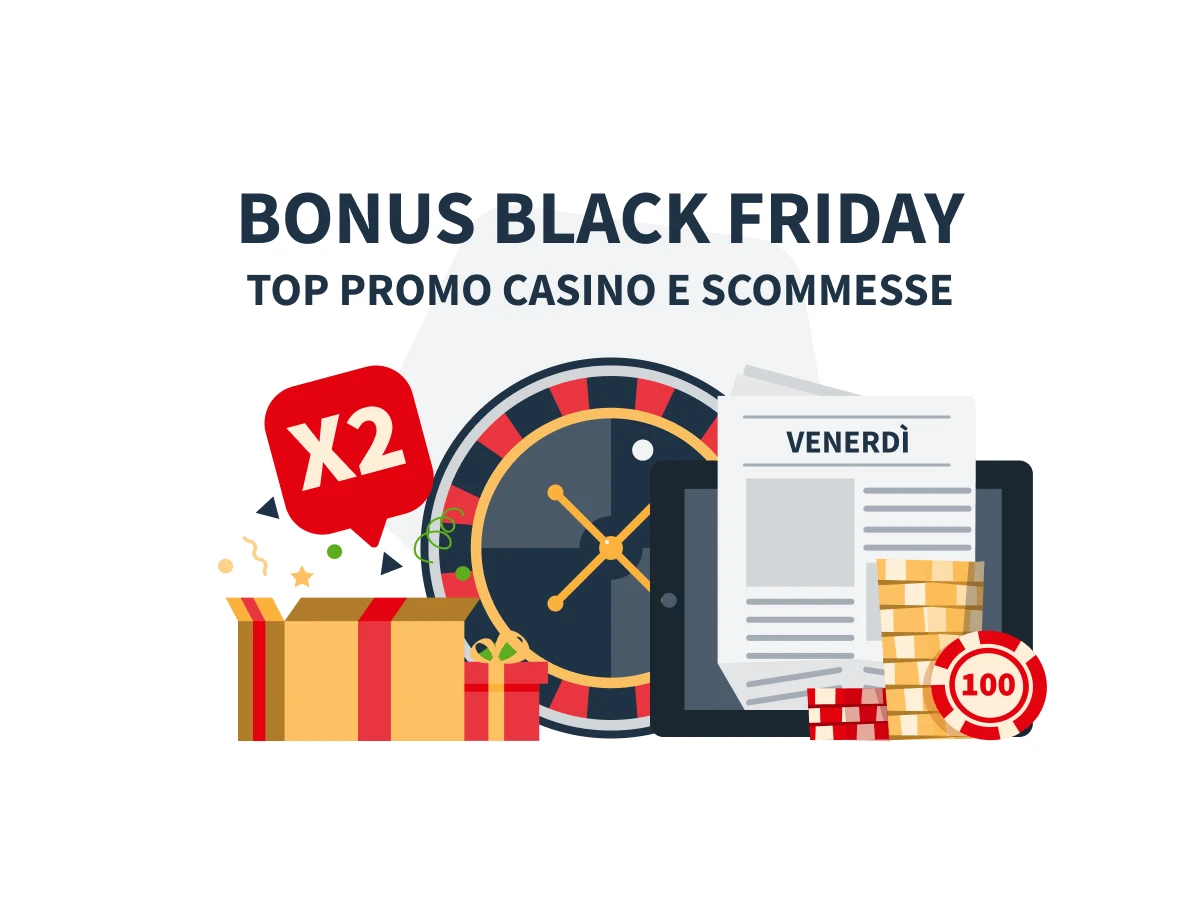 Bonus Black Friday casino e scommesse 2024