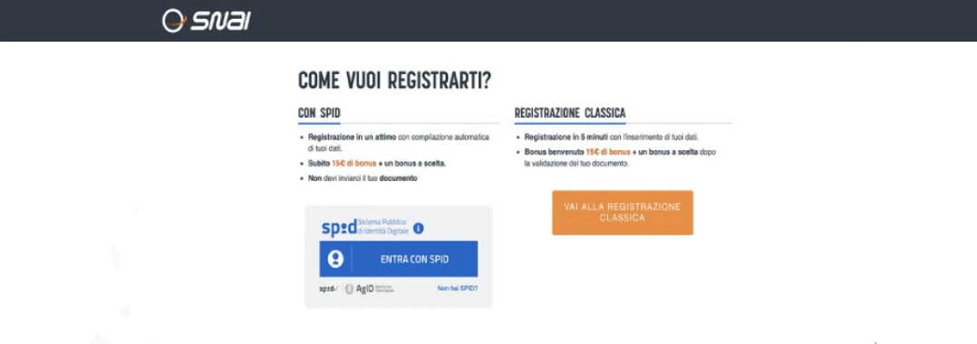 Casino con registrazione SPID: i migliori in Italia