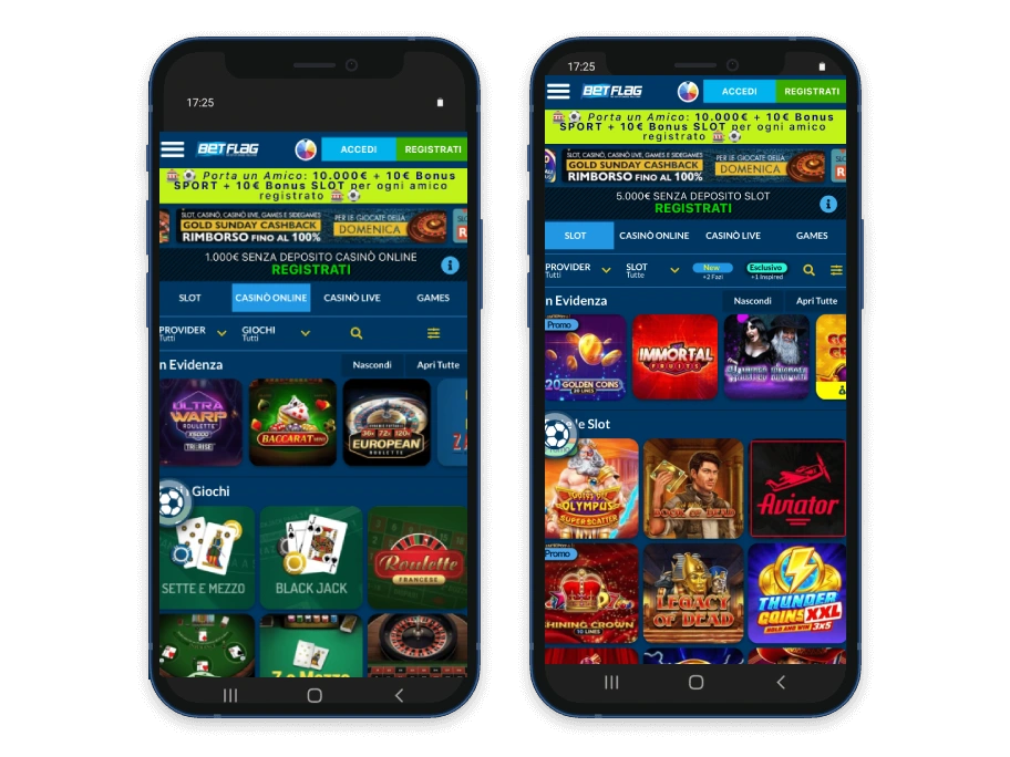 betflag casino mobile app