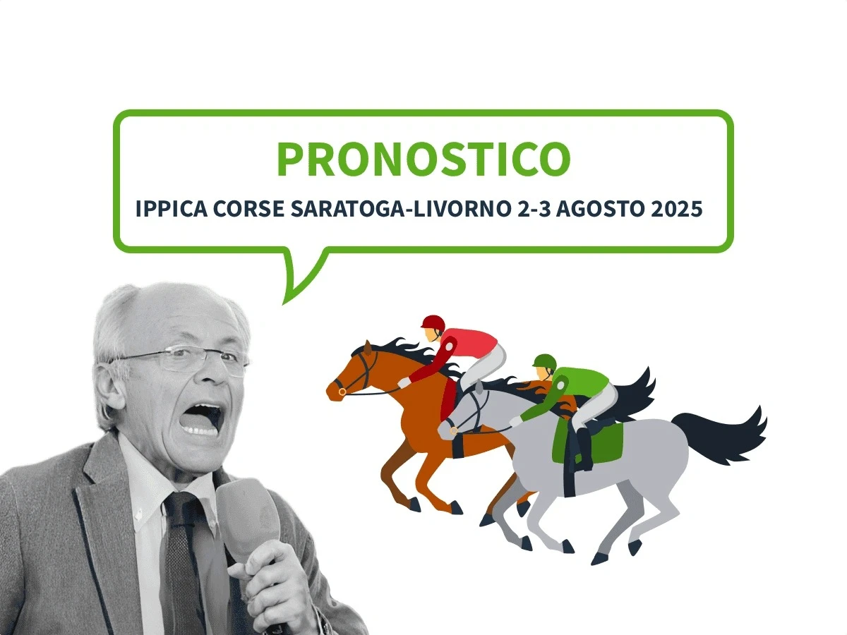 Pronostici ippica Saratoga e Livorno 2-3/08/2025