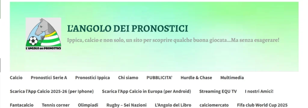 l'angolo dei pronostici