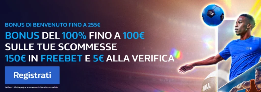 william hill bonus scommesse screenshot