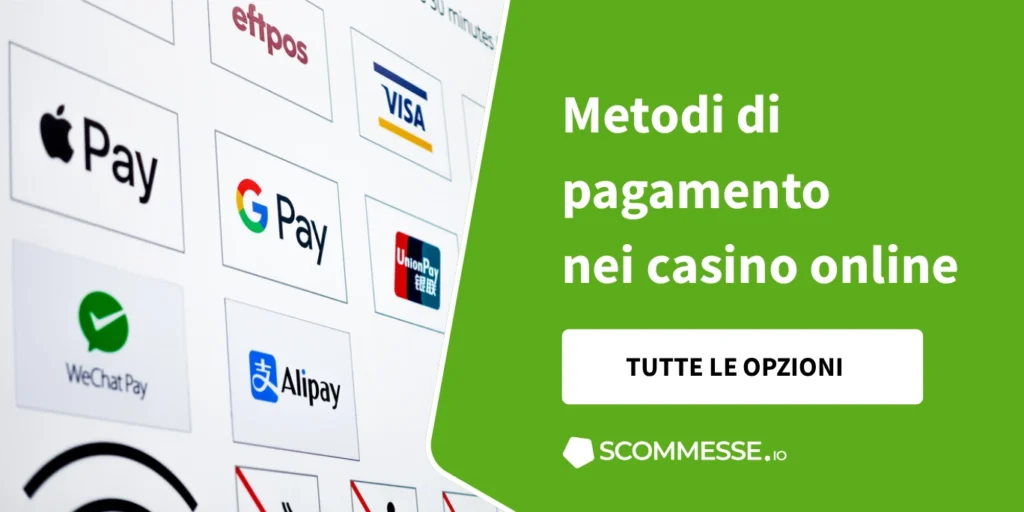 casino metodi di pagamento