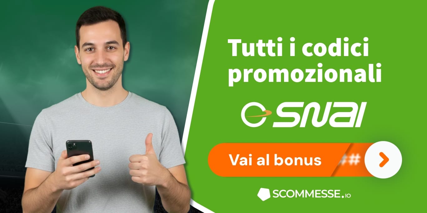 Codici promozionali Snai visualizzati su schermo mobile