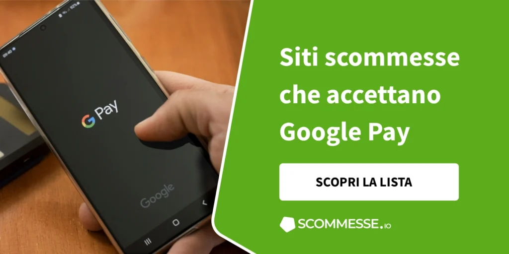siti scommesse google pay