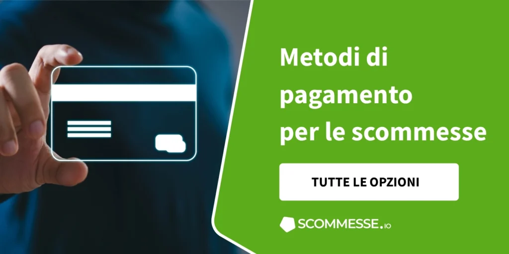 metodi pagamento scommesse online