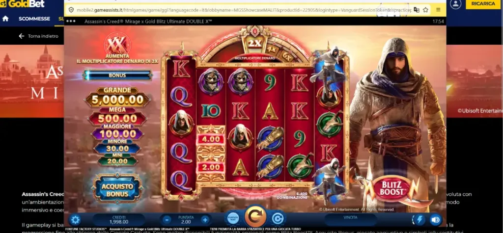 Screenshot Assassin's Creed GoldBet