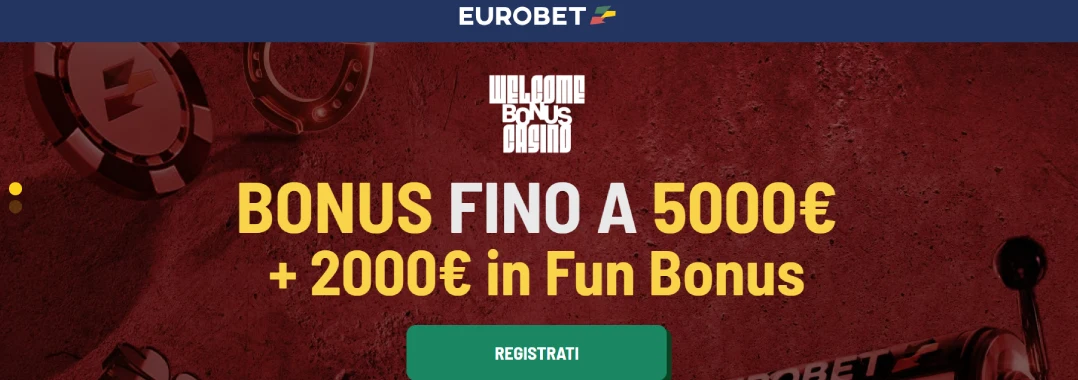eurobet casino bonus screenshot