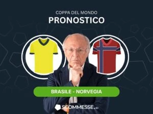 Brasile Norvegia pronostico