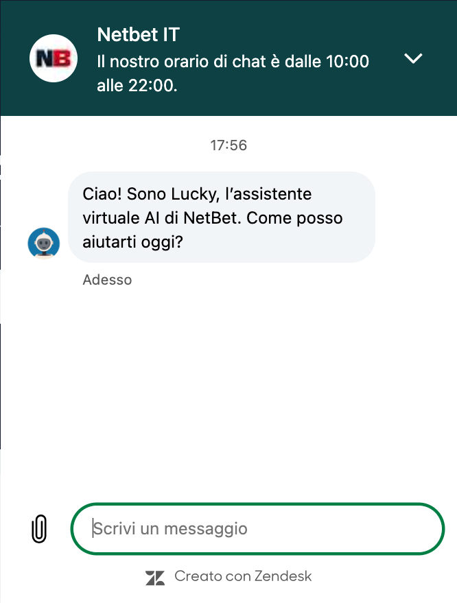 Assistenza clienti Netbet