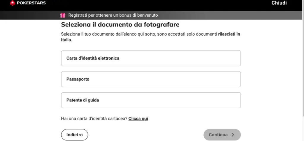 registrazione pokerstars