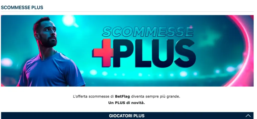 BetFlag scommesse plus