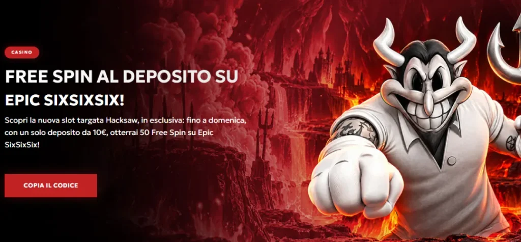 esempio freespin al deposito